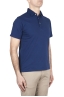 SBU 01695 Classic short sleeve china blue cotton jersey polo shirt 02