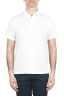 SBU 01696 Classic short sleeve white cotton jersey polo shirt 01