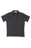 SBU 01699 Polo classique en jersey de coton noir à manches courtes 05