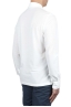 SBU 01714 Classic long sleeve white cotton crepe polo shirt 03