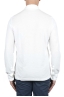 SBU 01714 Classic long sleeve white cotton crepe polo shirt 04