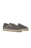 SBU 01701 Espadrilles en daim gris originales avec semelle en caoutchouc 02