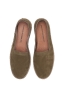 SBU 01703 Original green suede leather espadrilles with rubber sole 04
