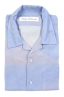 SBU 01721 Camisa hawaiana estampada de algodón azul 06