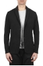 SBU 01733 Black cotton sport jacket unconstructed and unlined 01