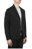 SBU 01733 Black cotton sport jacket unconstructed and unlined 02