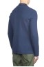 SBU 01739 Single breasted blue stretch cotton blazer 03
