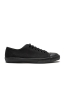 SBU 01532 Classic lace up sneakers in in black cotton canvas 01