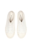 SBU 01531 Classic lace up sneakers in in white cotton canvas 04