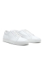 SBU 01526 Classic lace up sneakers in white calfskin leather 02