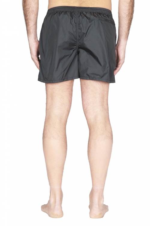 SBU 01753 Costume pantaloncino classico in nylon ultra leggero nero 01