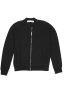 SBU 01764 Black cotton jersey bomber sweatshirt 05