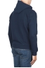 SBU 01765 Blue cotton jersey hooded sweatshirt 03