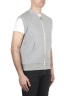SBU 01769 Chaleco de jersey de algodón gris claro 02