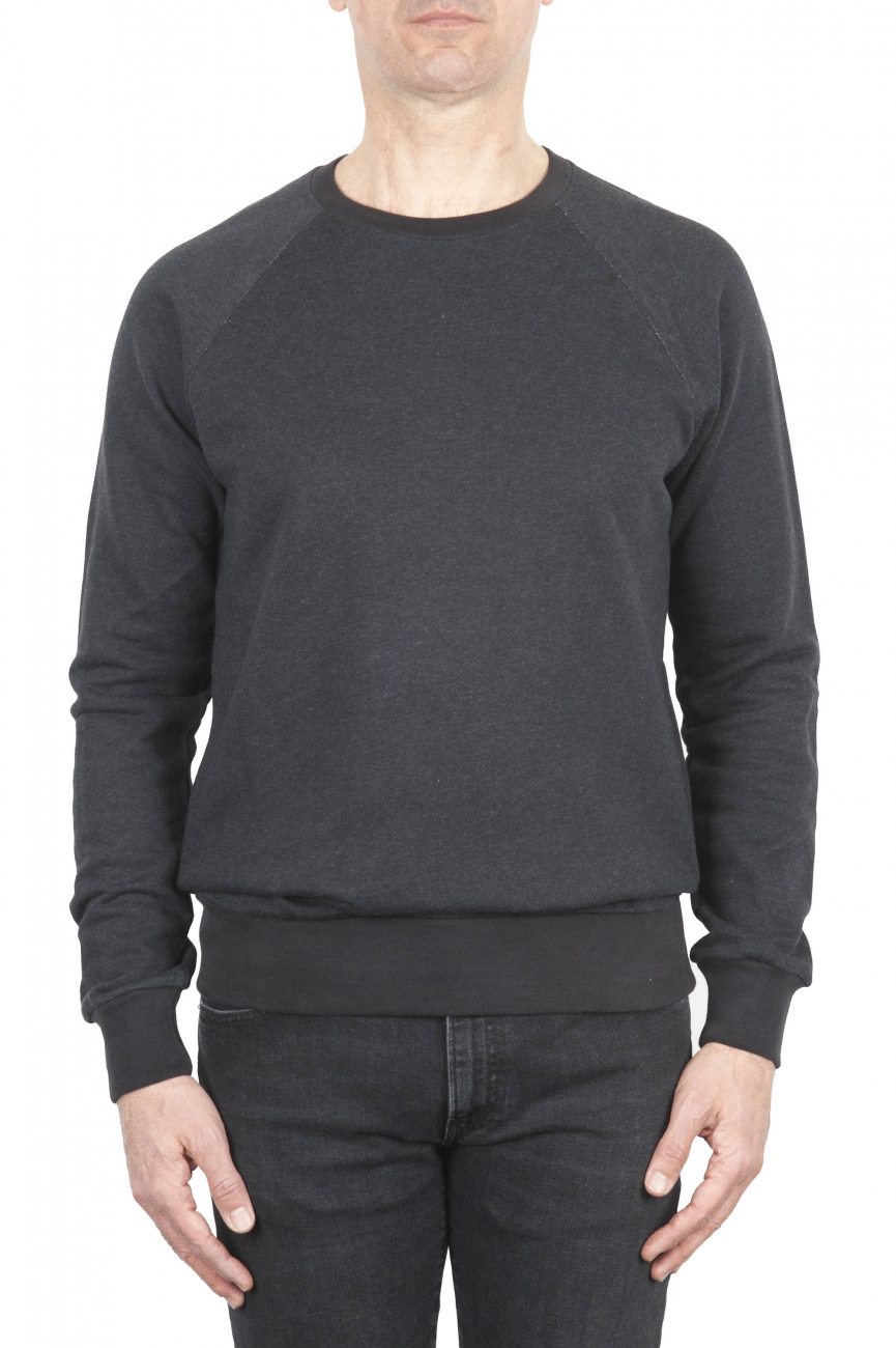 SBU 01771 Crewneck grey cotton sweatshirt 01