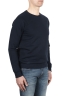 SBU 01774 Crewneck navy blue cotton sweatshirt 02
