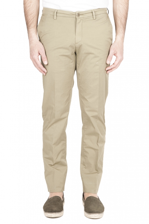 SBU 01778 Pantaloni chino ultra leggeri in cotone elasticizzato verdi 01
