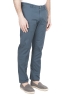 SBU 01780 Pantaloni chino ultra leggeri in cotone elasticizzato blu 02