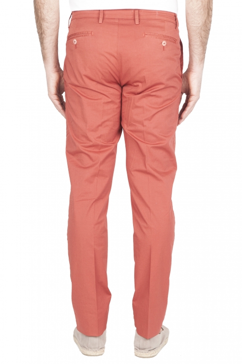 SBU 01781 Pantaloni chino ultra leggeri in cotone elasticizzato rosso 01