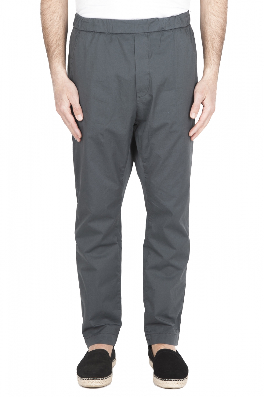 SBU 01782 Pantaloni jolly ultra leggeri in cotone elasticizzato grigi 01