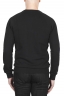 SBU 01797 Hand printed crewneck black sweatshirt 04