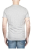 SBU 01798 Camiseta gris mélange de cuello redondo estampado a mano 04