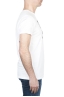 SBU 01800 T-shirt blanc à col rond imprimé à la main 03