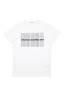 SBU 01803 T-shirt girocollo bianca stampata a mano 05
