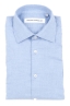 SBU 01307_19AW Plain soft cotton blue flannel shirt 06