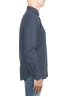 SBU 01309_19AW Plain soft cotton blue navy flannel shirt 03
