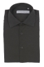 SBU 01318_19AW Black cotton twill shirt 06