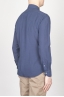 SBU - Strategic Business Unit - Classic Point Collar Blue Embossed Cotton Shirt