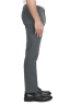SBU 01540_19AW Pantalon chino classique en coton stretch gris 03