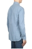 SBU 01833_19AW Camisa clásica de sarga de algodón azul claro 04