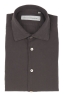 SBU 01834_19AW Classic brown cotton twill shirt 06