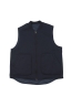 SBU 01842_19AW Blue cotton blend padded vest 06