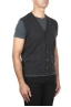 SBU 01852_19AW Grey merino wool and cashmere knitted sweater vest 02