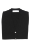 SBU 01853_19AW Black merino wool and cashmere knitted sweater vest 06