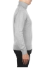SBU 01856_19AW Grey roll-neck sweater in wool cashmere blend 03