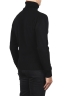 SBU 01857_19AW Black roll-neck sweater in wool cashmere blend 04