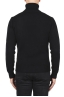 SBU 01857_19AW Black roll-neck sweater in wool cashmere blend 05