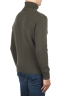 SBU 01859_19AW Green roll-neck sweater in wool cashmere blend 04