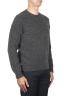 SBU 01865_19AW Grey alpaca and wool blend crew neck sweater 02