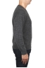 SBU 01865_19AW Grey alpaca and wool blend crew neck sweater 03
