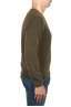 SBU 01868_19AW Jersey con cuello redondo en mezcla de alpaca y lana verde 03