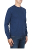 SBU 01869_19AW Blue avion pure cashmere crew neck sweater 02