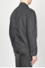 SBU - Strategic Business Unit - 綿とリネンを混ぜ合わせた黒いワークジャケット