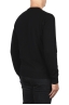 SBU 01873_19AW Black pure cashmere crew neck sweater 04