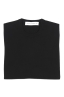 SBU 01873_19AW Black pure cashmere crew neck sweater 06