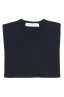 SBU 01874_19AW Blue crew neck sweater in merino wool extra fine 06